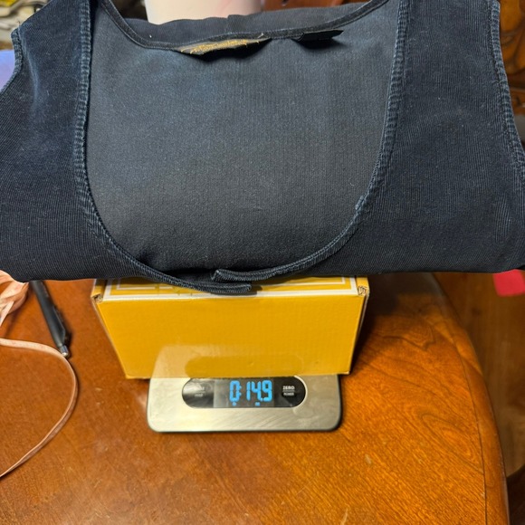 Eddie Bauer Women's Size M Black Corduroy Button Front Midi Dress Cottage Jumper - Picture 14 of 16